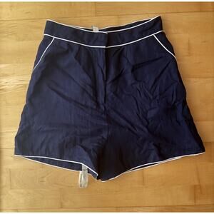 NWT vita grace juliana shorts Navy Blue High Waist M